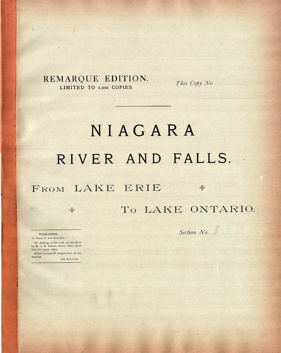 Niagara River from Lake to Lake, Volume 3 by Amos W. Sangster 