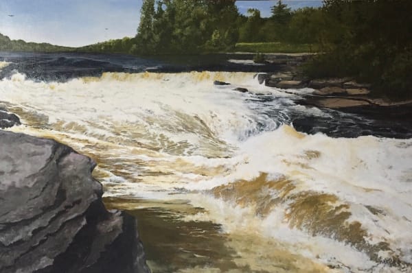 Defiance (4th chute Eganville, Ontario) by Chantal  Image: raging river