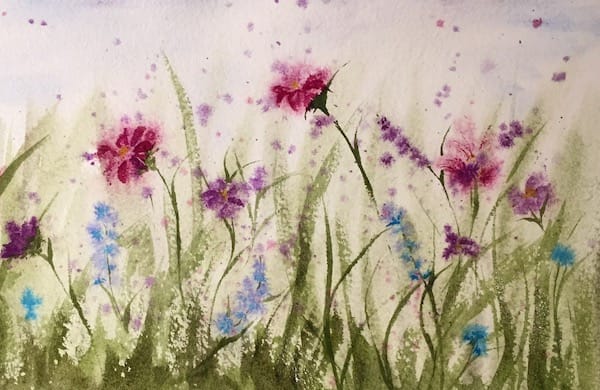 Spring Fever by Chantal  Image: wild flowers in field
