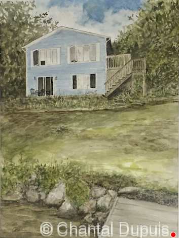 Family Cottage by Chantal  Image: cottage by a lake