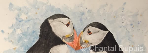 Soulmates by Chantal  Image: puffins