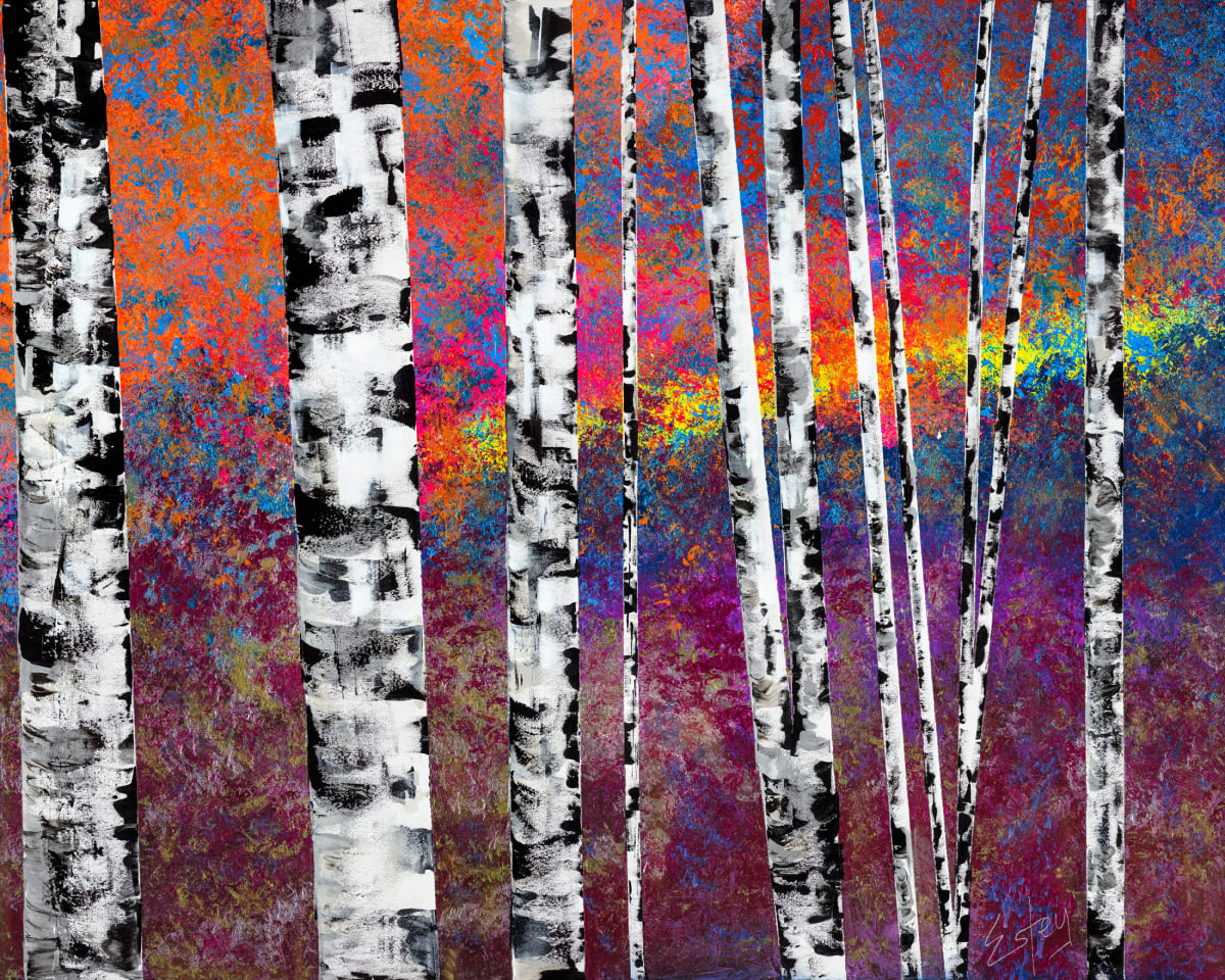 Wiigwaas- Birches by Kent Estey 