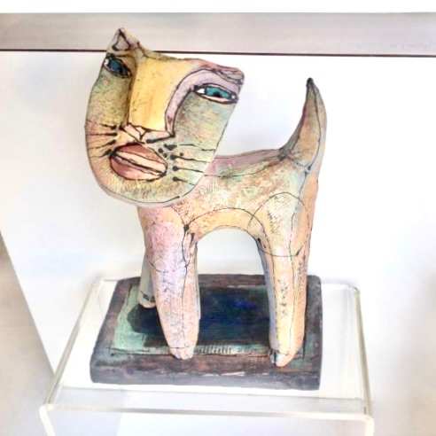Rainbow Cat / SOLD by Blue Fire MacMahon, Image 2.
