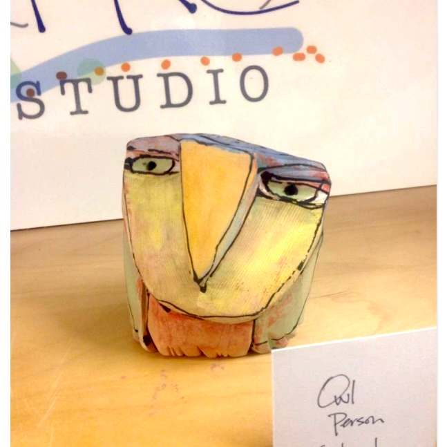 Owl, Beauty and Love/ SOLD by Blue Fire MacMahon 
