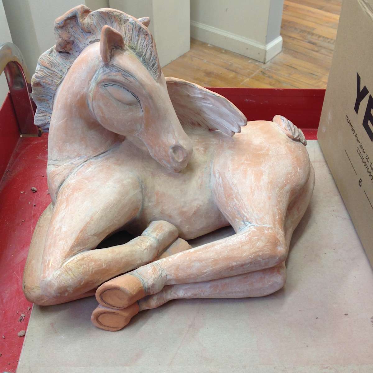 Horse Dreaming into Being/SOLD by Blue Fire MacMahon, Image 1.