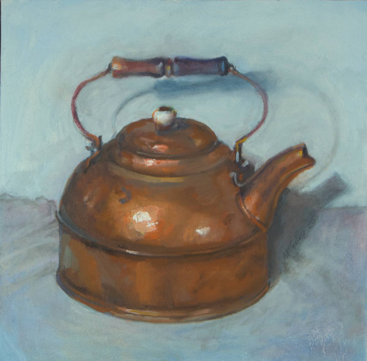 Bruce Phillips' Copper Teapot by Michael McSorley, Image 3.