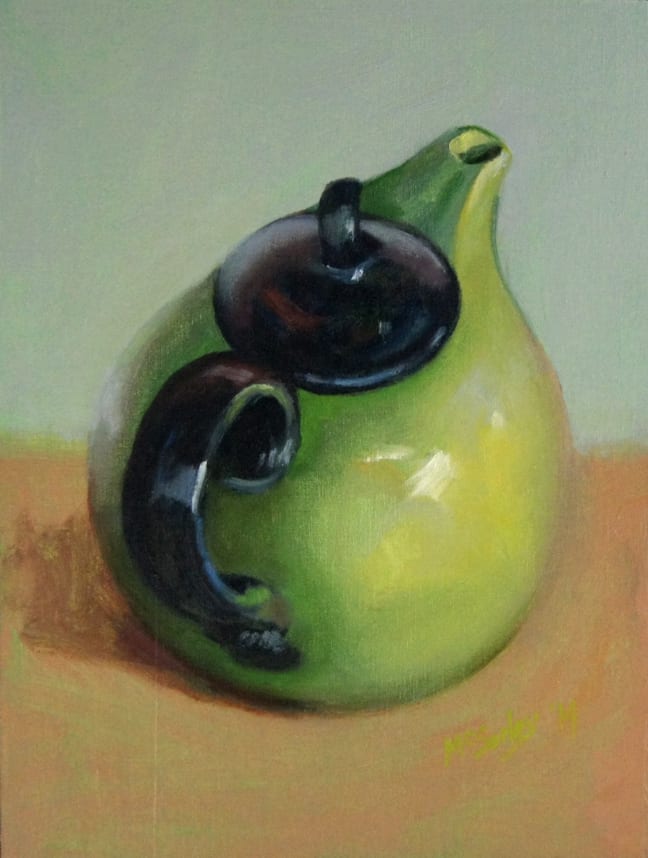Green Teapot by Mike McSorley, Image 1.
