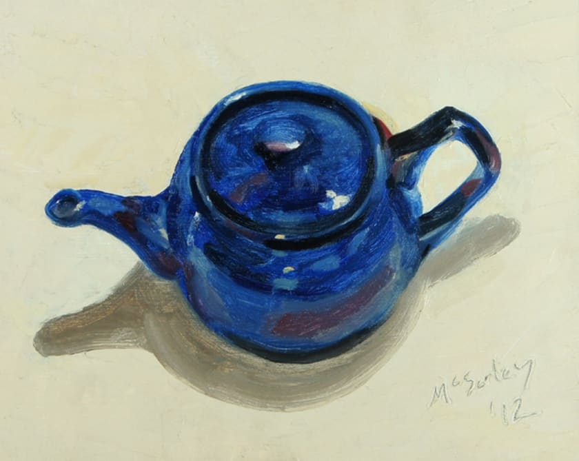 Blue Teapot Top by Mike McSorley 