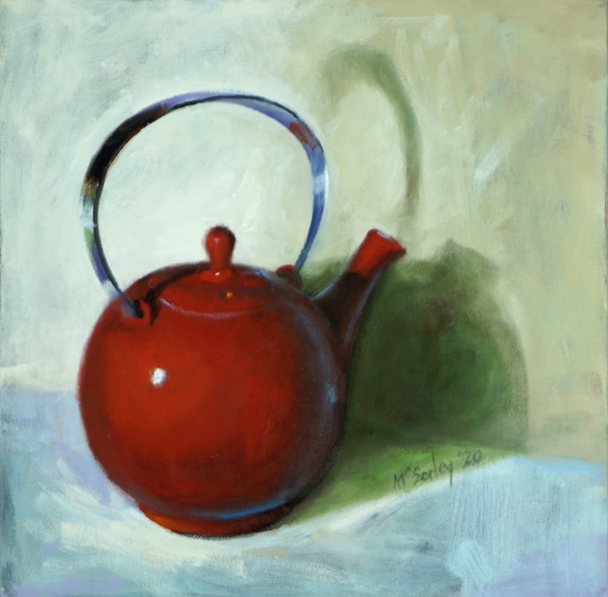 Shy Teapot by Michael McSorley 