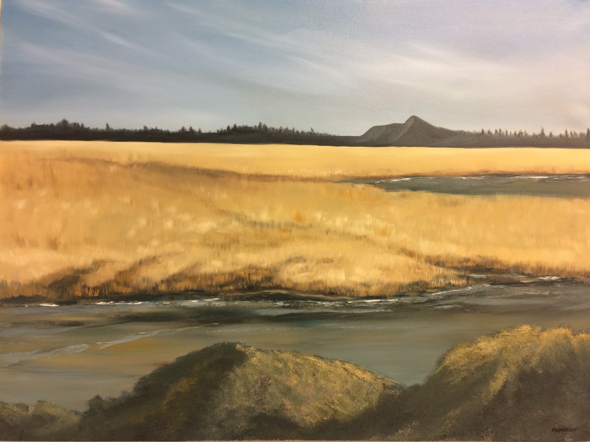 Golden Marsh by Nina Buckley 