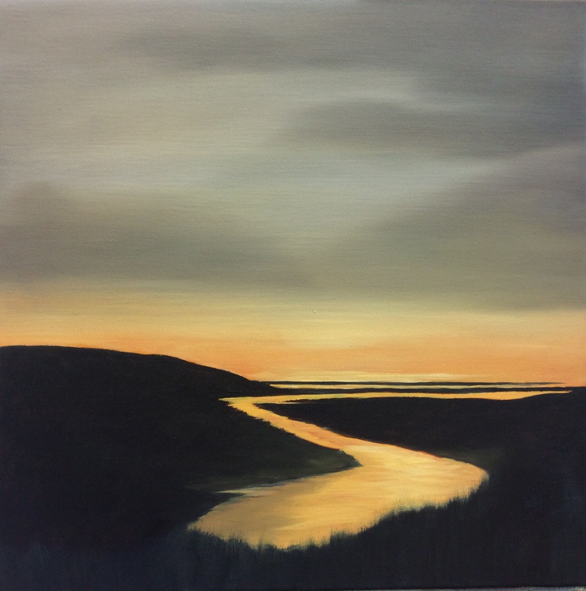 Sunset in Gold by Nina Buckley 