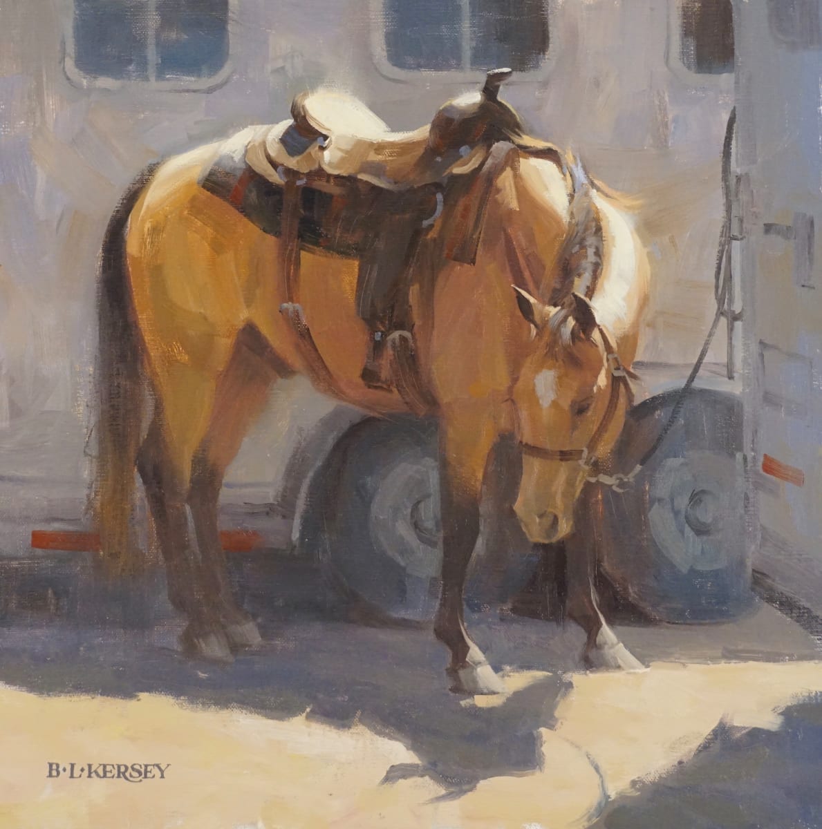 Backlit Buckskin by Laurie Kersey 