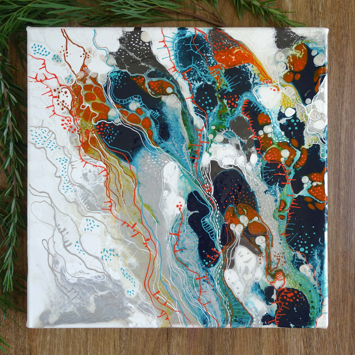 Rusty Mountain Range Mini Abstract, Image 3.