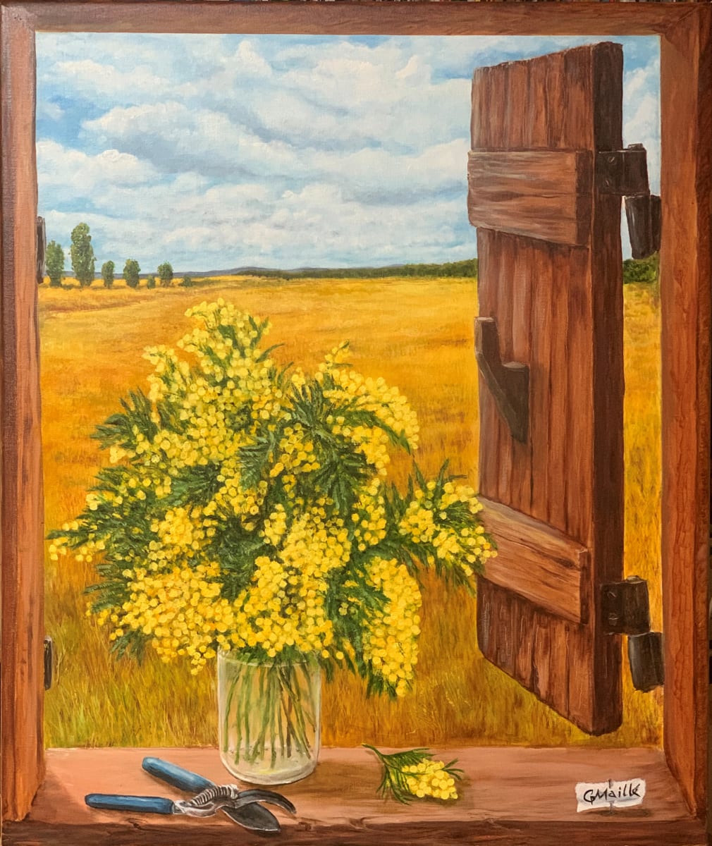 Mimosa Garden Window by Gerard  Image: Mimosa Garden Window