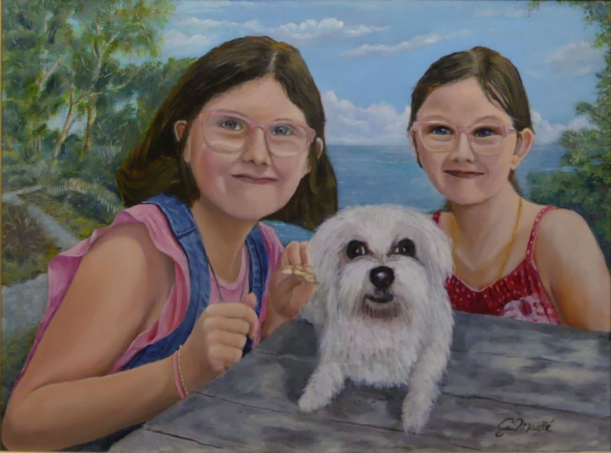 Children and Pet portrait, Image 1.