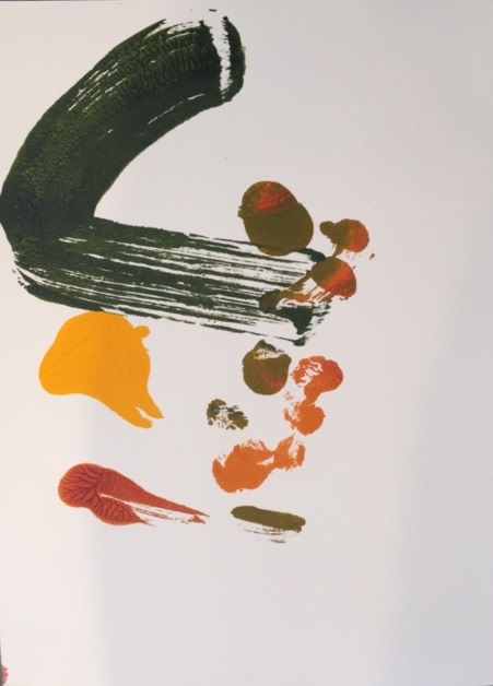 Zen triptych by Bonnie Levinson 