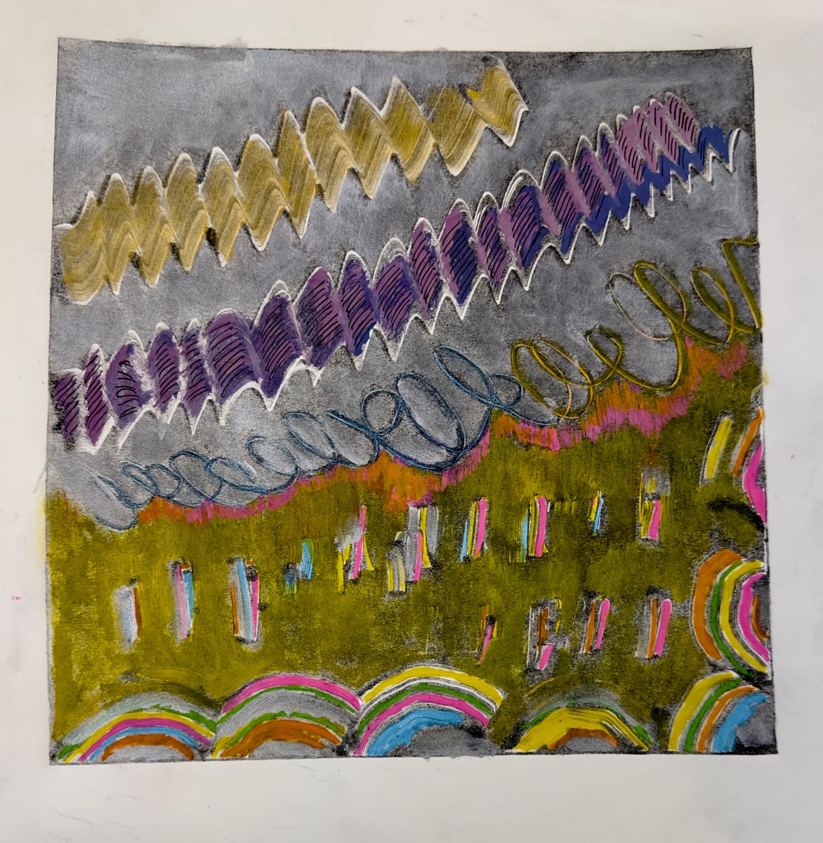 Land fall (framed) by Bonnie Levinson  Image: Framed