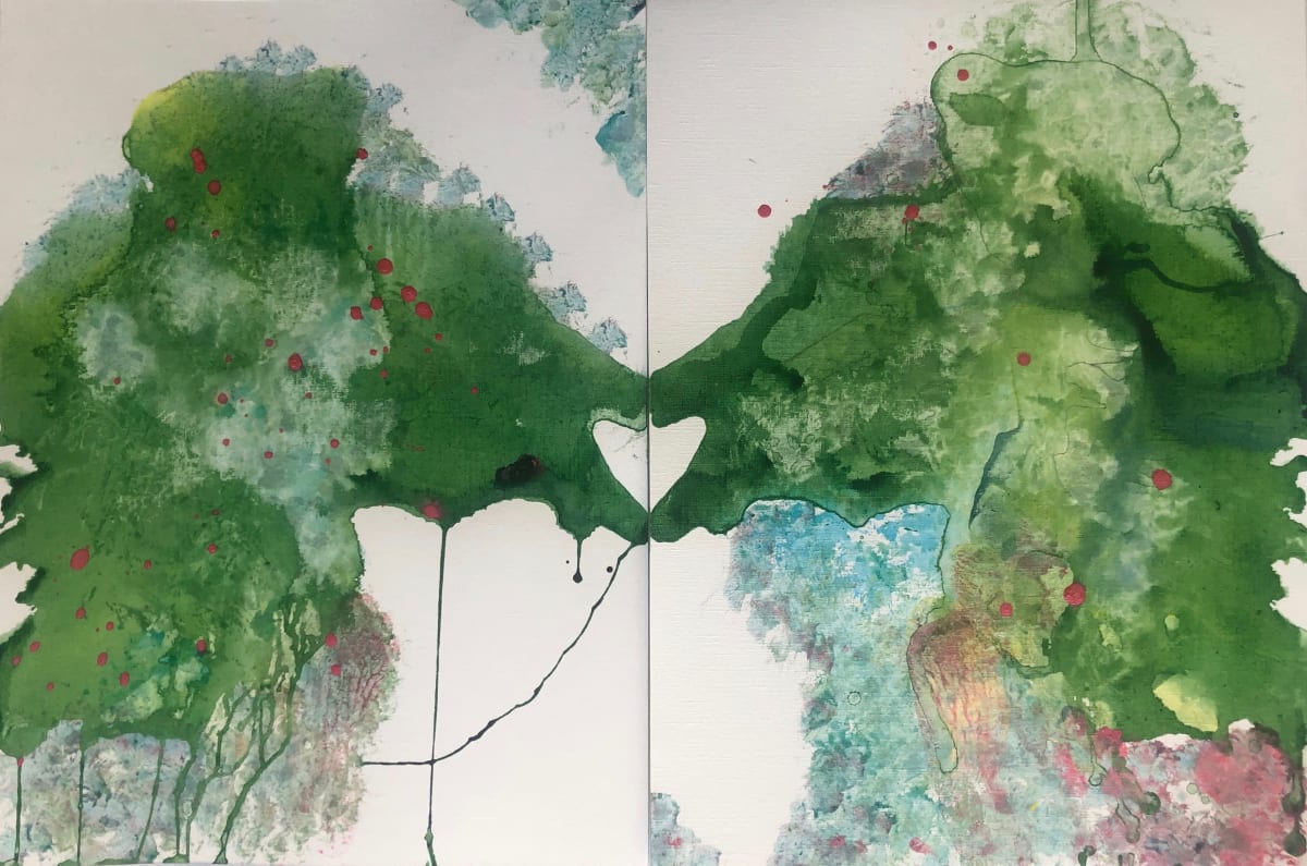 Love in any form (diptych) by Bonnie Levinson 