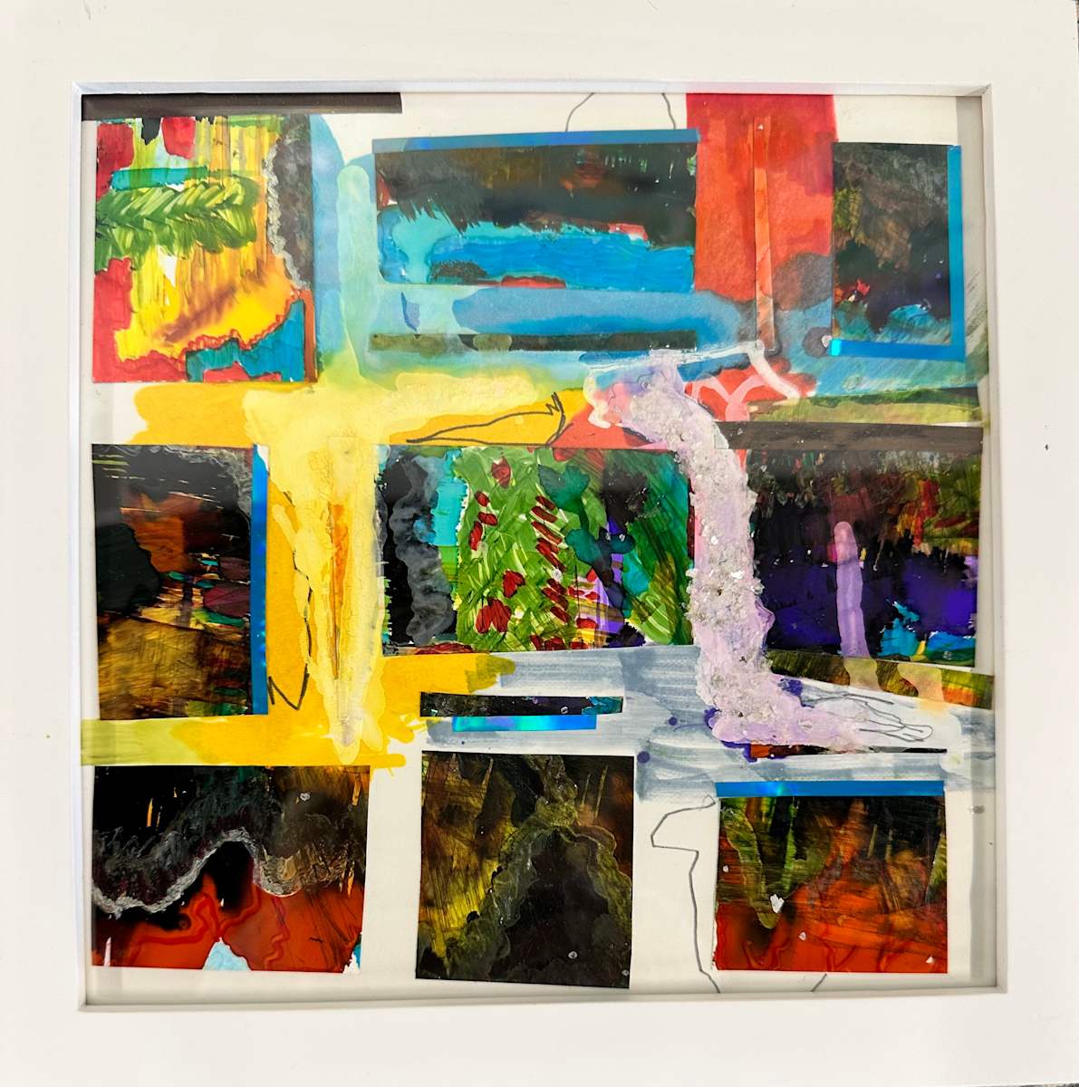 Sardinia Pieces 2 (framed) by Bonnie Levinson, Image 4.