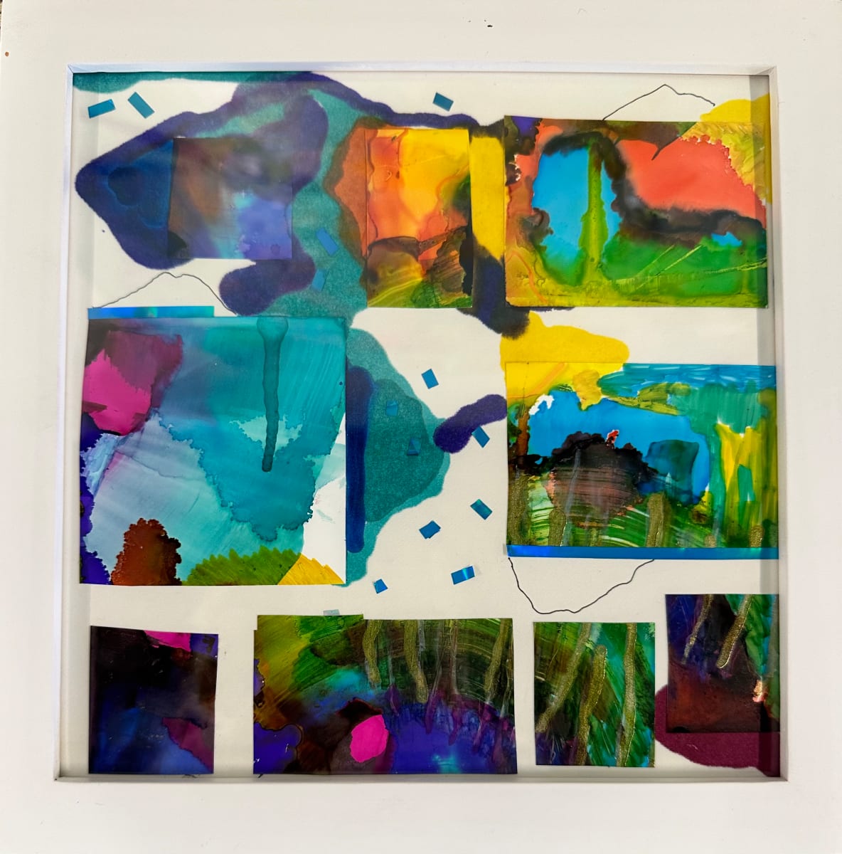 Sardinia Pieces (framed) by Bonnie Levinson 