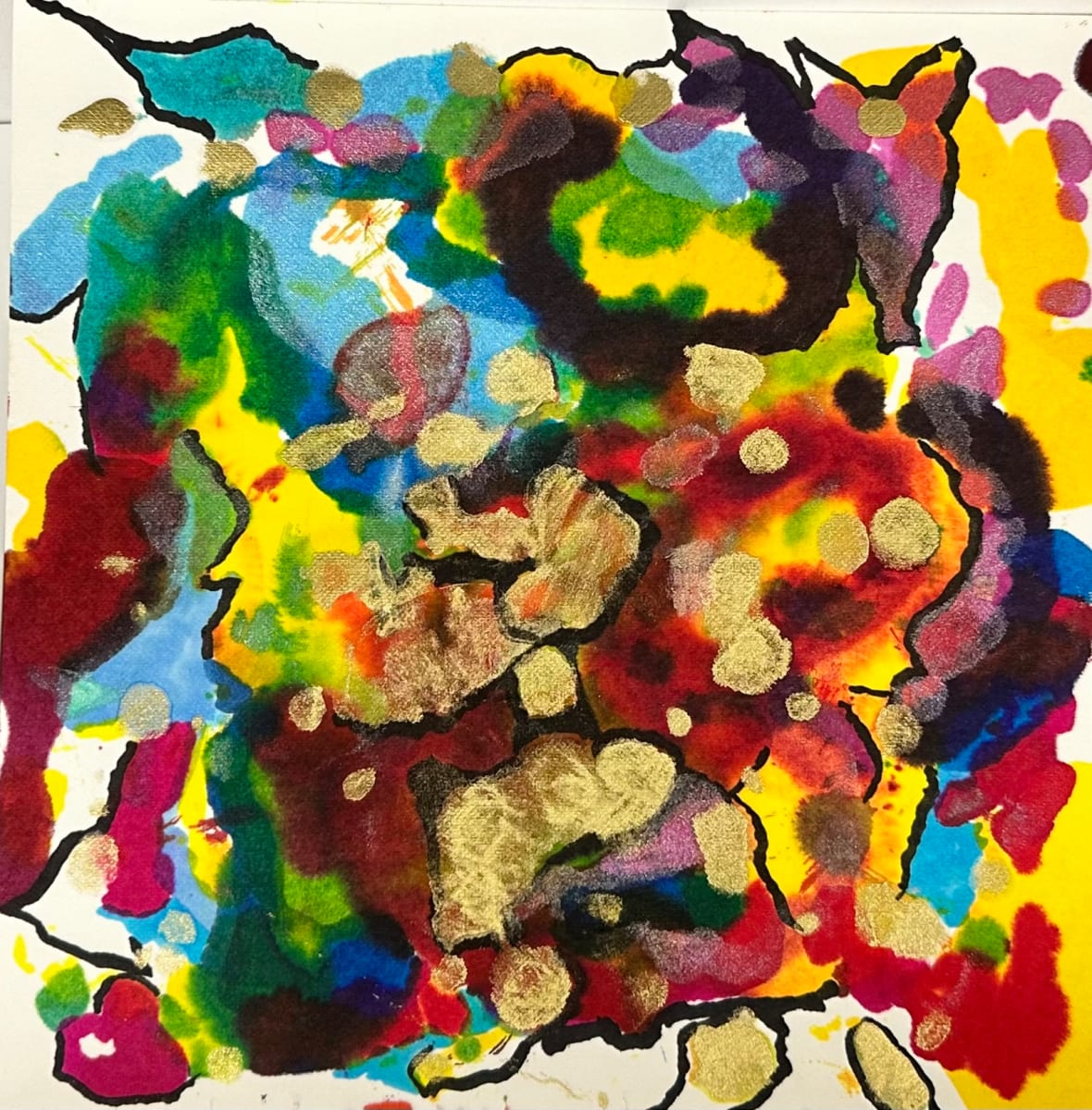 Flower Kaleidoscope (framed) by Bonnie Levinson, Image 1.
