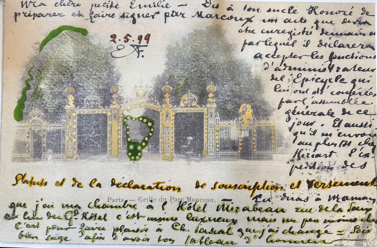 Paris-Grile du Parc Monceau by Bonnie Levinson 