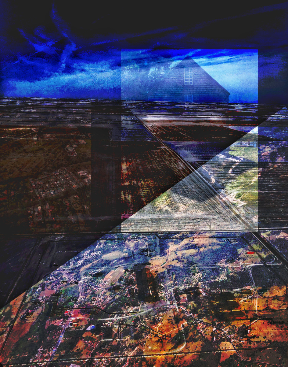 Hallucinations: Aerial Home 1/8 by Bonnie Levinson 