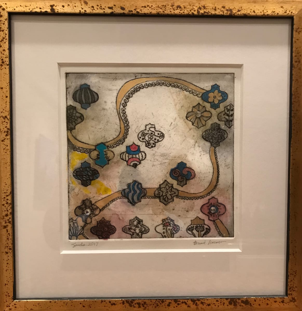 Jewels of India (copy)( framed) by Bonnie Levinson 