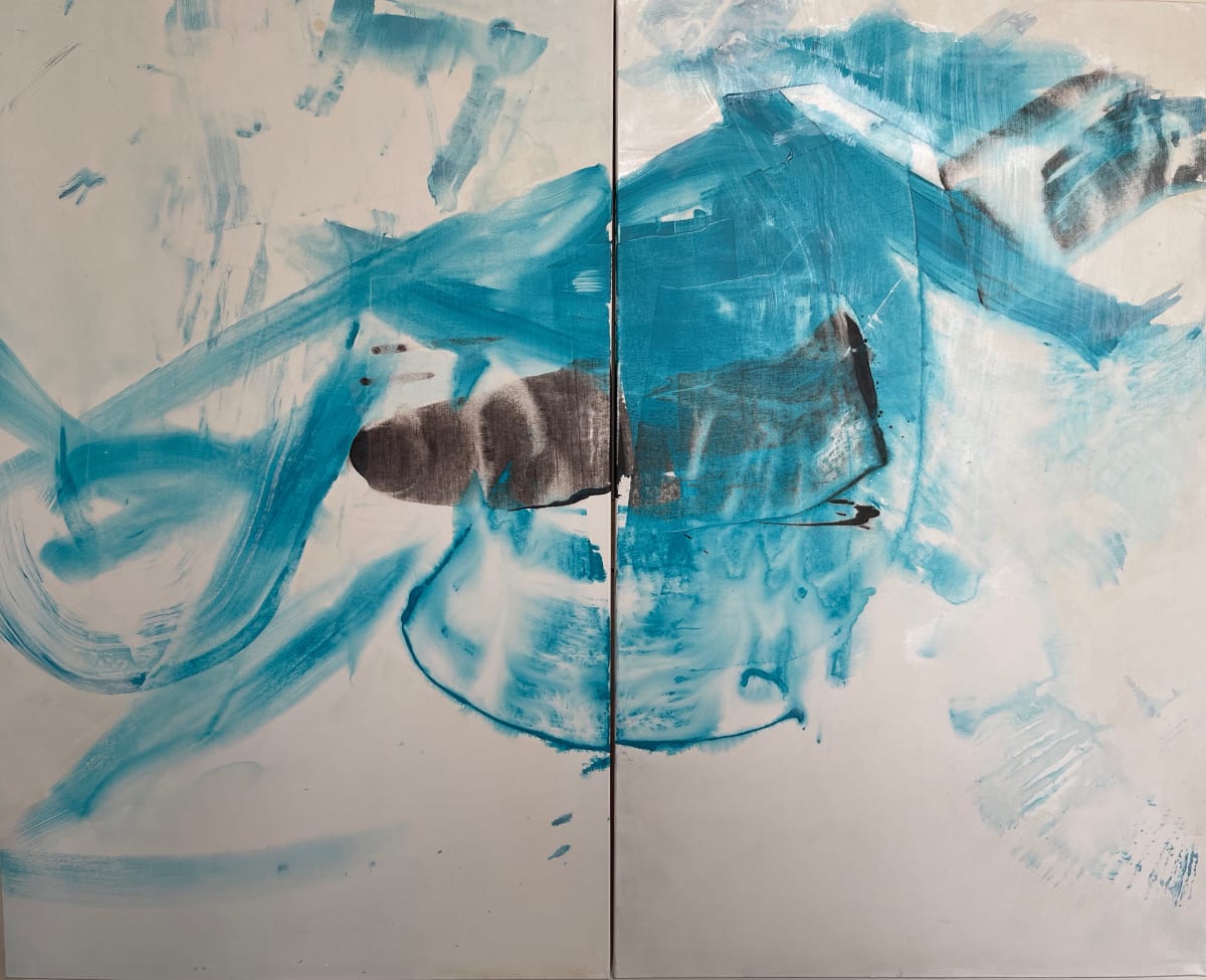 Metamorphosis (diptych) by Bonnie Levinson 
