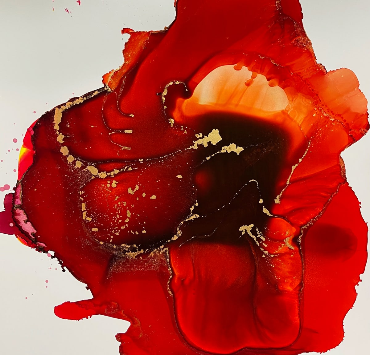 Fiery Rose-edition 3/8 by Bonnie Levinson, Image 1.