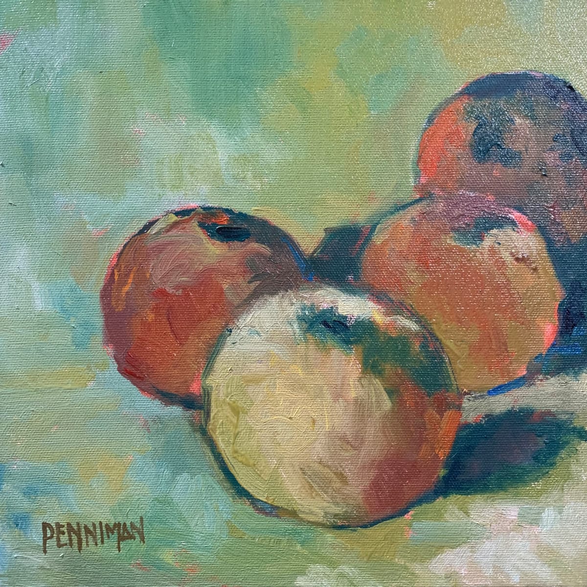 Cézanne's Apples I by Ed Penniman  Image: Exploring Cezanne's color and brushwork