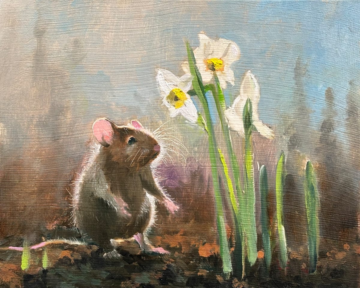 Smell of Spring by Ed Penniman  Image: Smell of Spring, 8x10, oil, $450