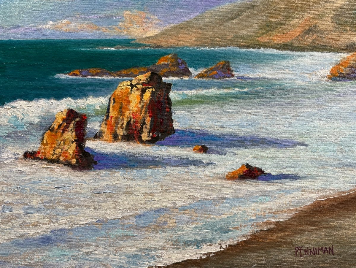 Garrapata Twins III by Ed Penniman 