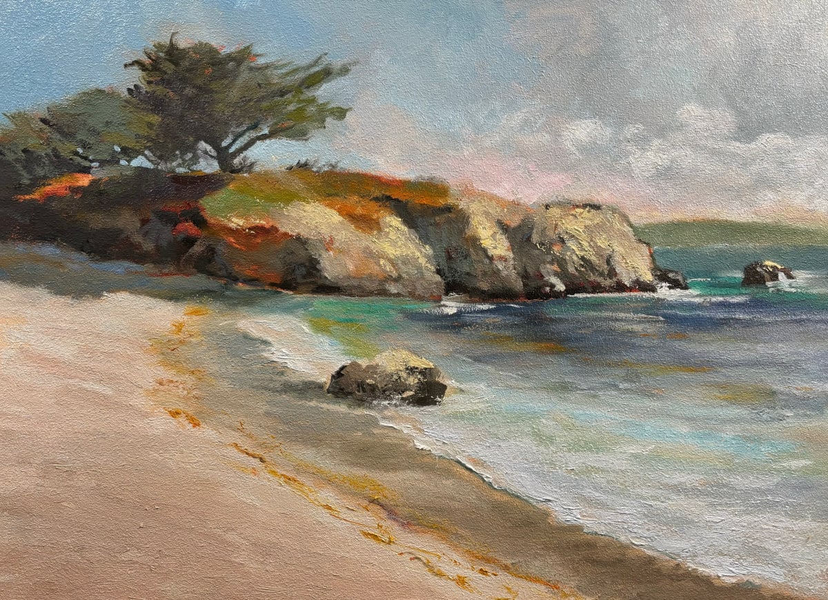 Gibson Beach, Pt.Lobos by Ed Penniman 