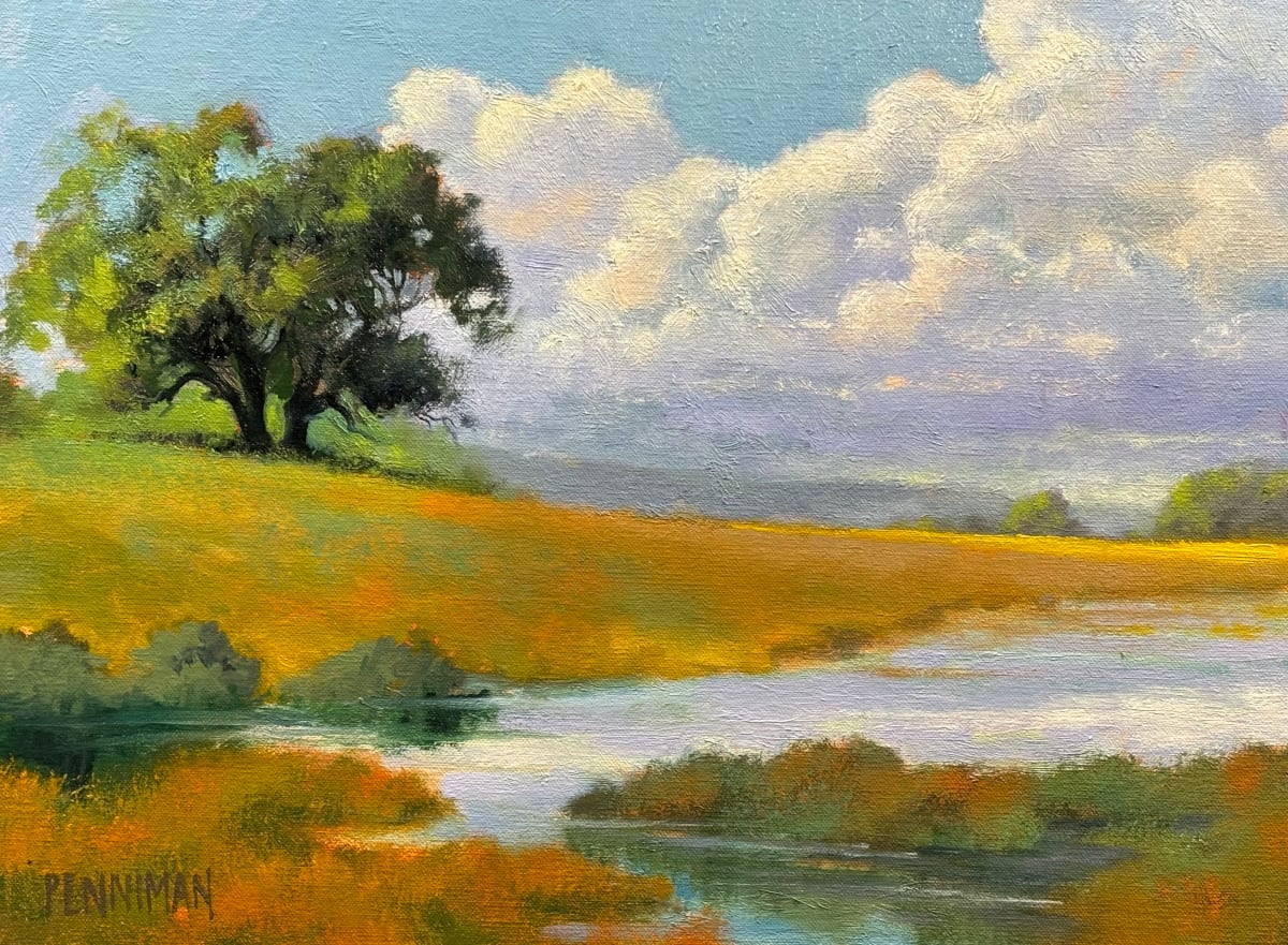 1444_Lavender Trees II by Ed Penniman 