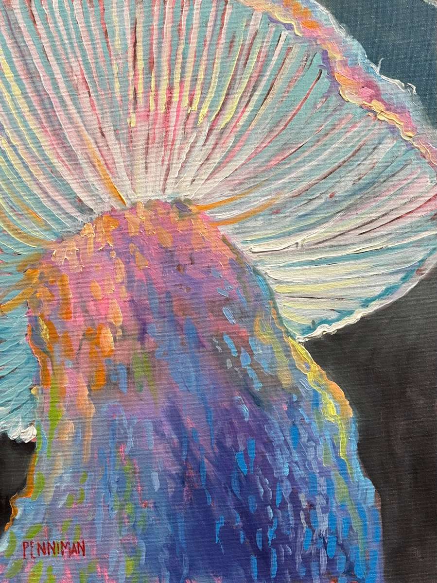 Iridescent Mushroom by Ed Penniman 