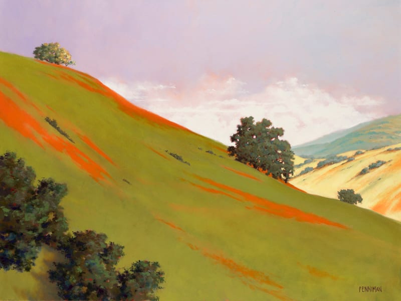 Golden Oak Tops III by Ed Penniman 