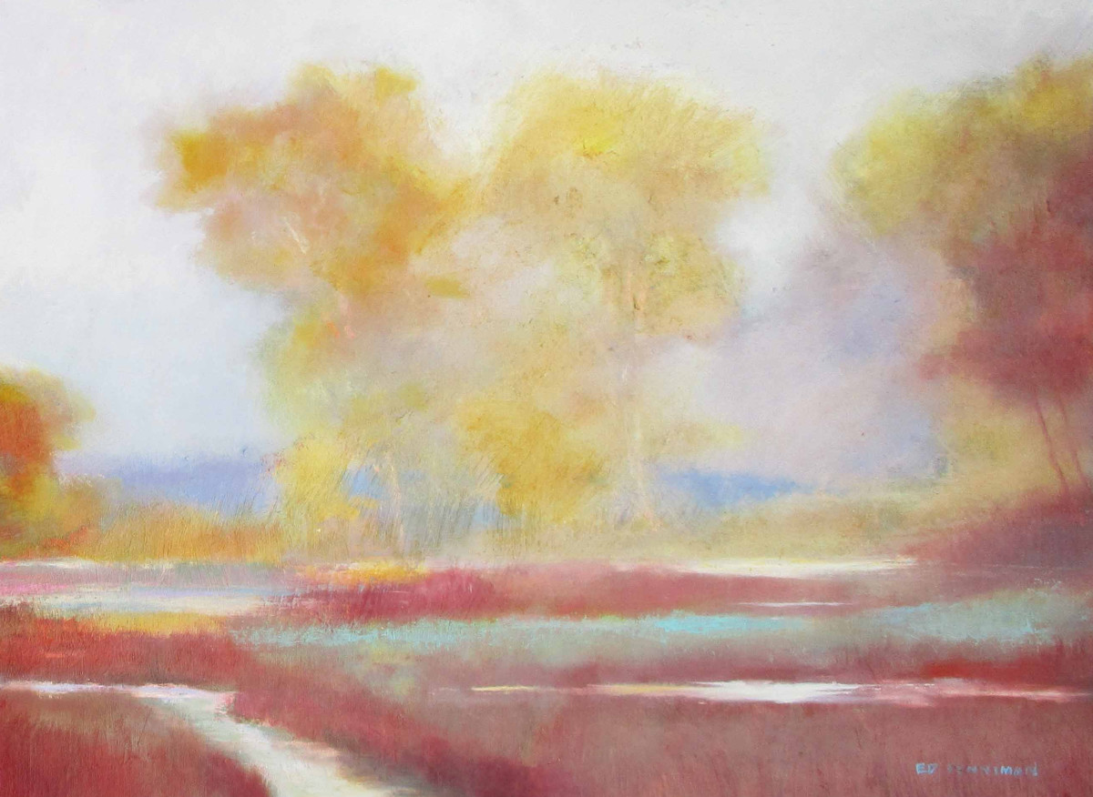 Soft Yellow Trees by Ed Penniman 