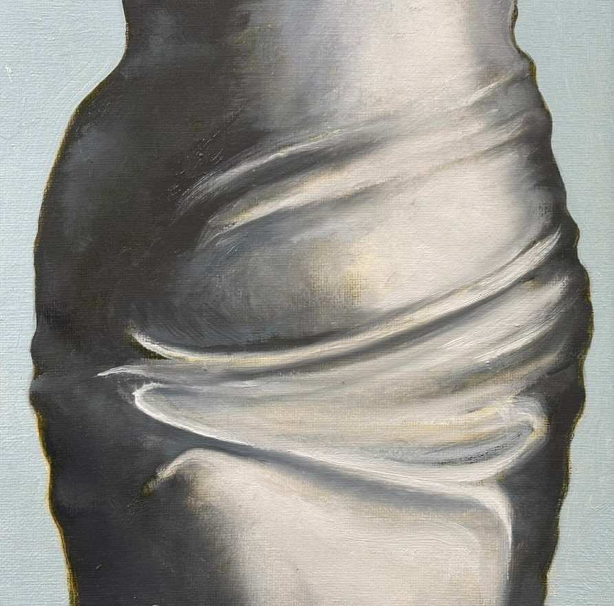 Silk, Satin & Shape, IV Pewter by Ed Penniman 