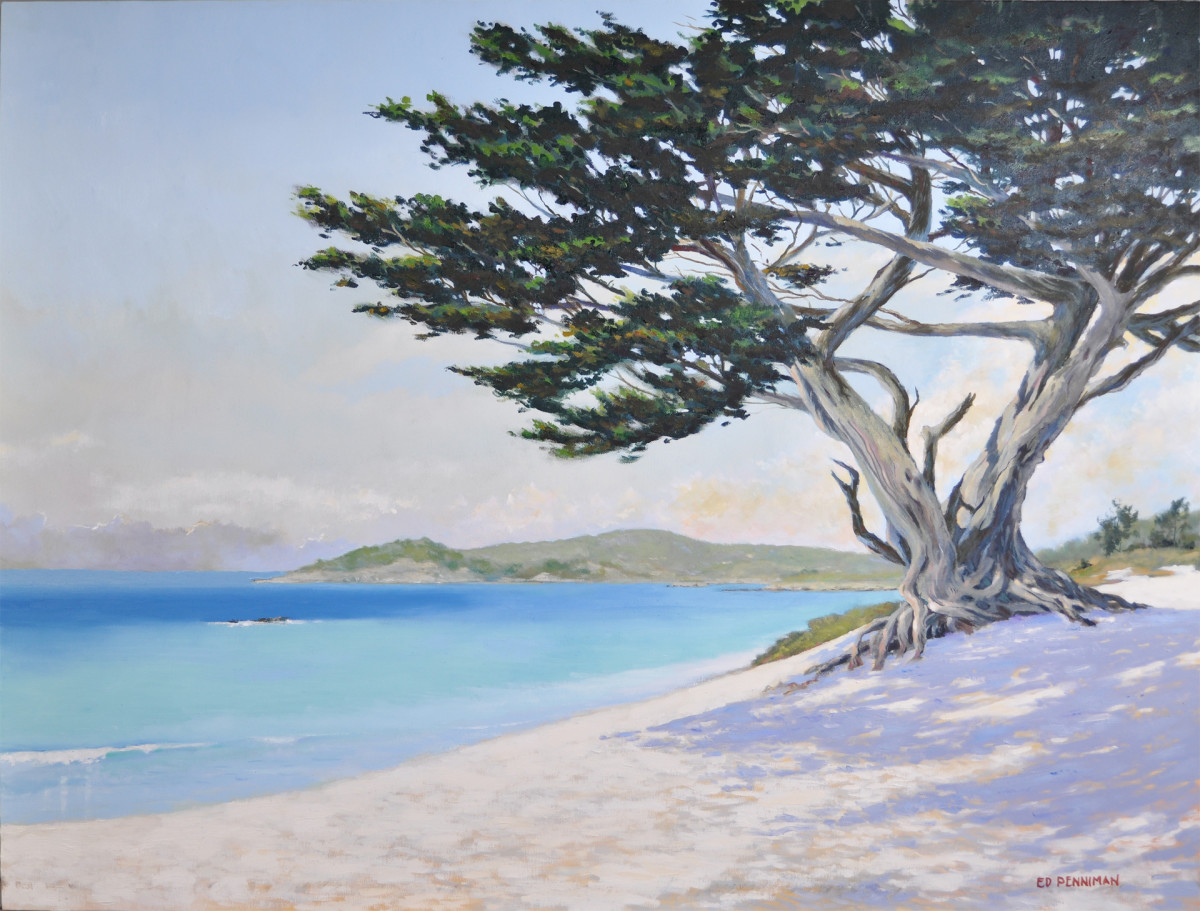 Carmel Beach by Ed Penniman 