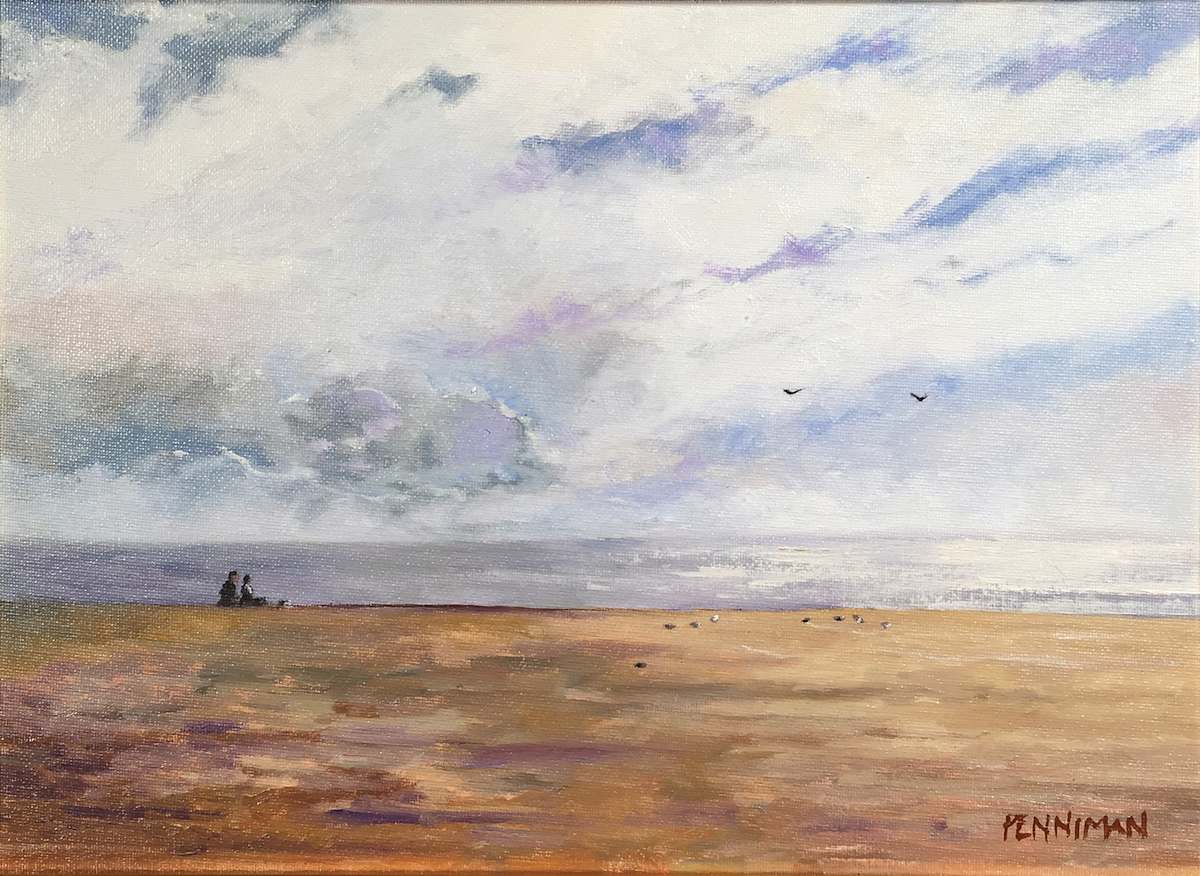 Two Couples, Capitola by Ed Penniman, Image 1.