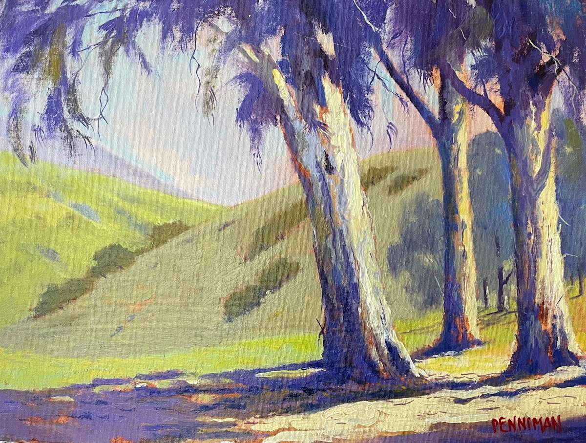 Purple Trees by Ed Penniman 