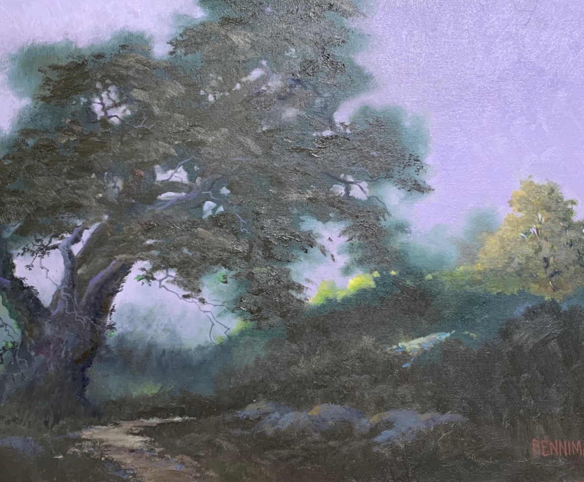 Misty Oaks I by Ed Penniman 