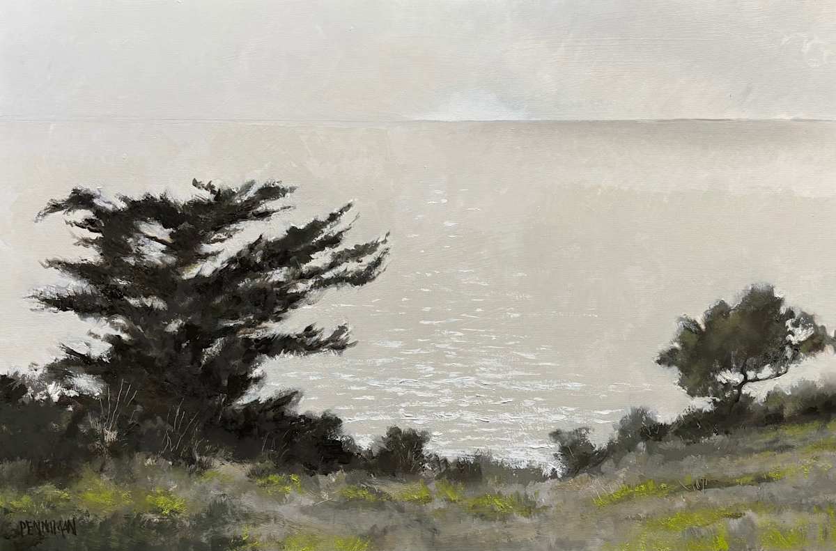 New Brighton Beach Cliffs, Grays by Ed Penniman 