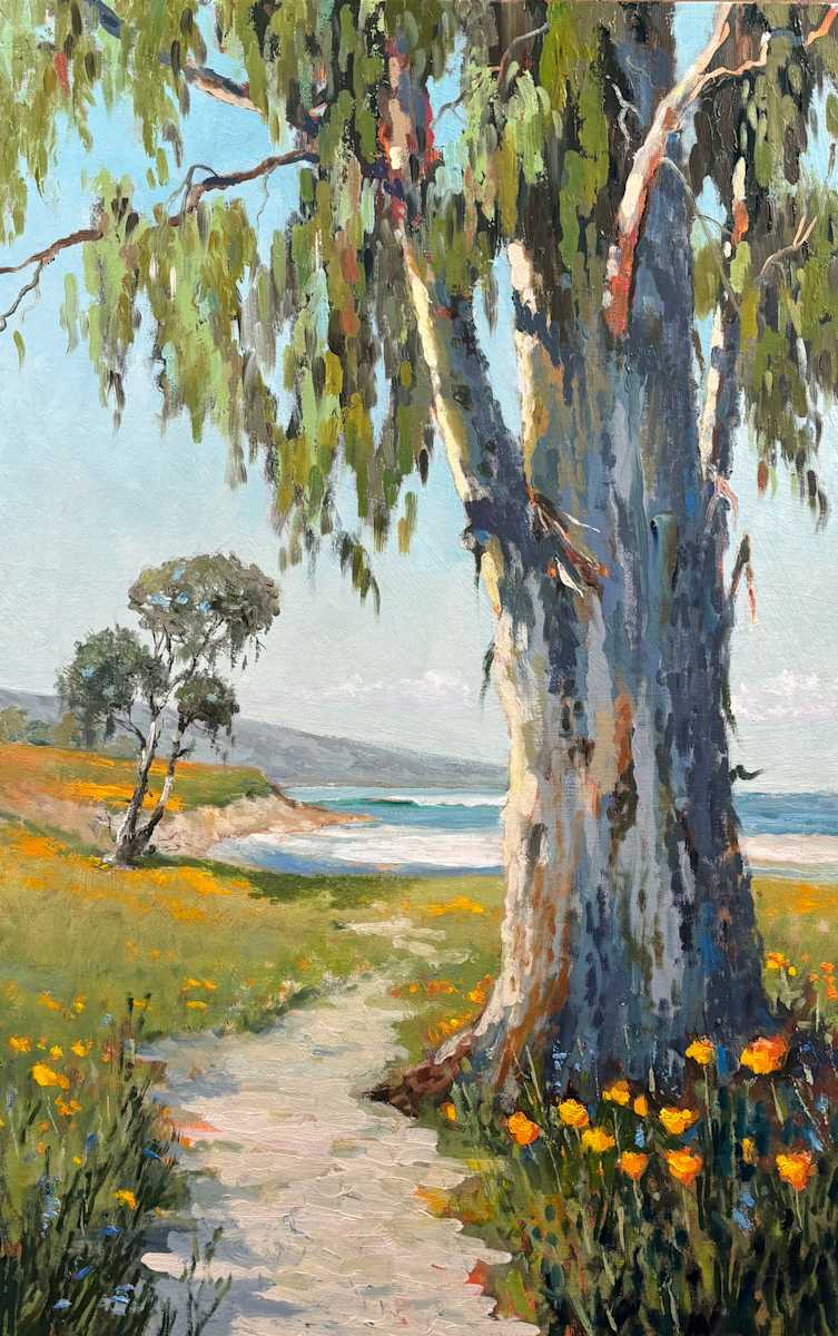 Eucalyptus and Poppy Path by Ed Penniman 