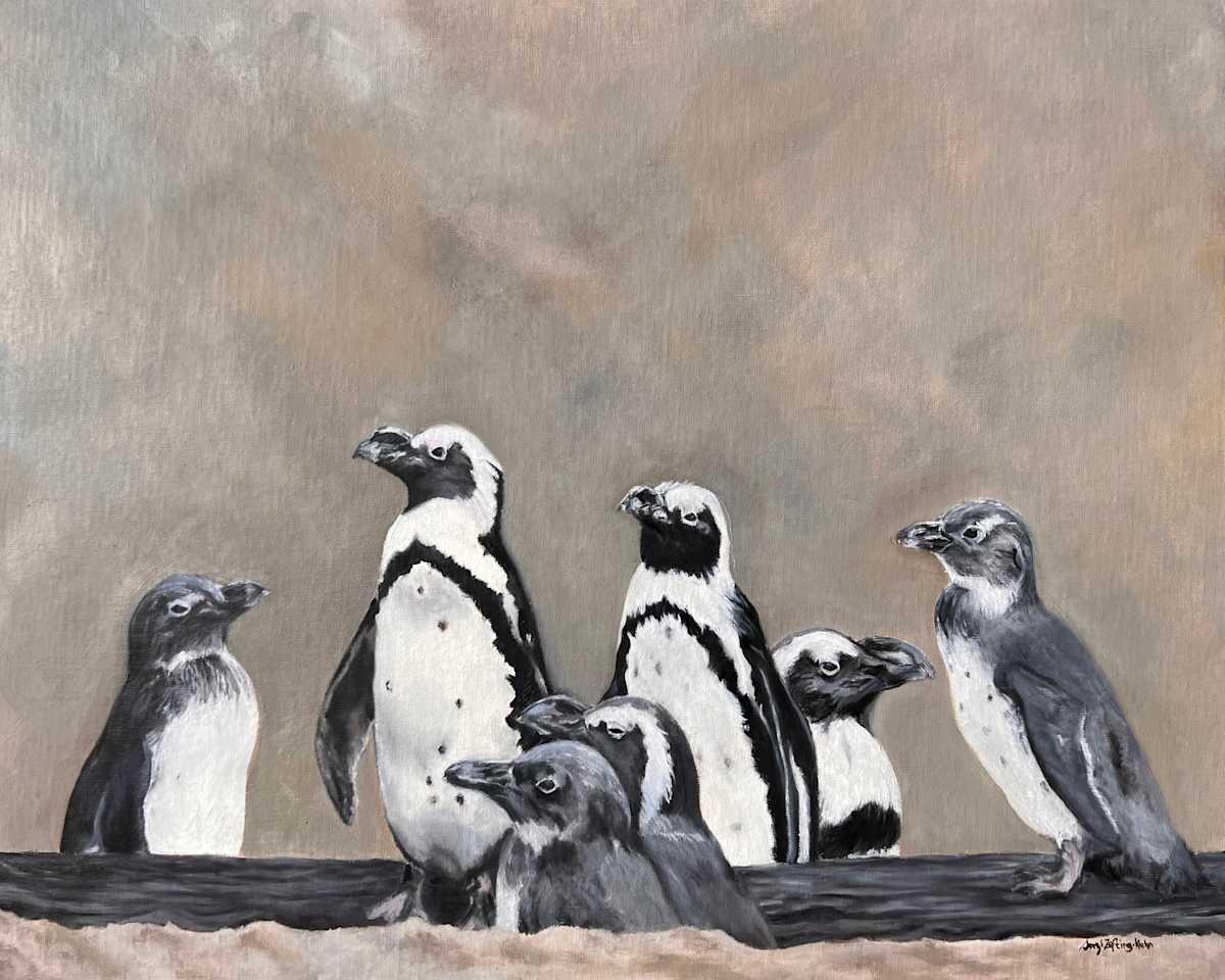 The  Waddle by Suzi Zefting-Kuhn  Image: The Waddle 
16" x 20"
Oil on linen panel