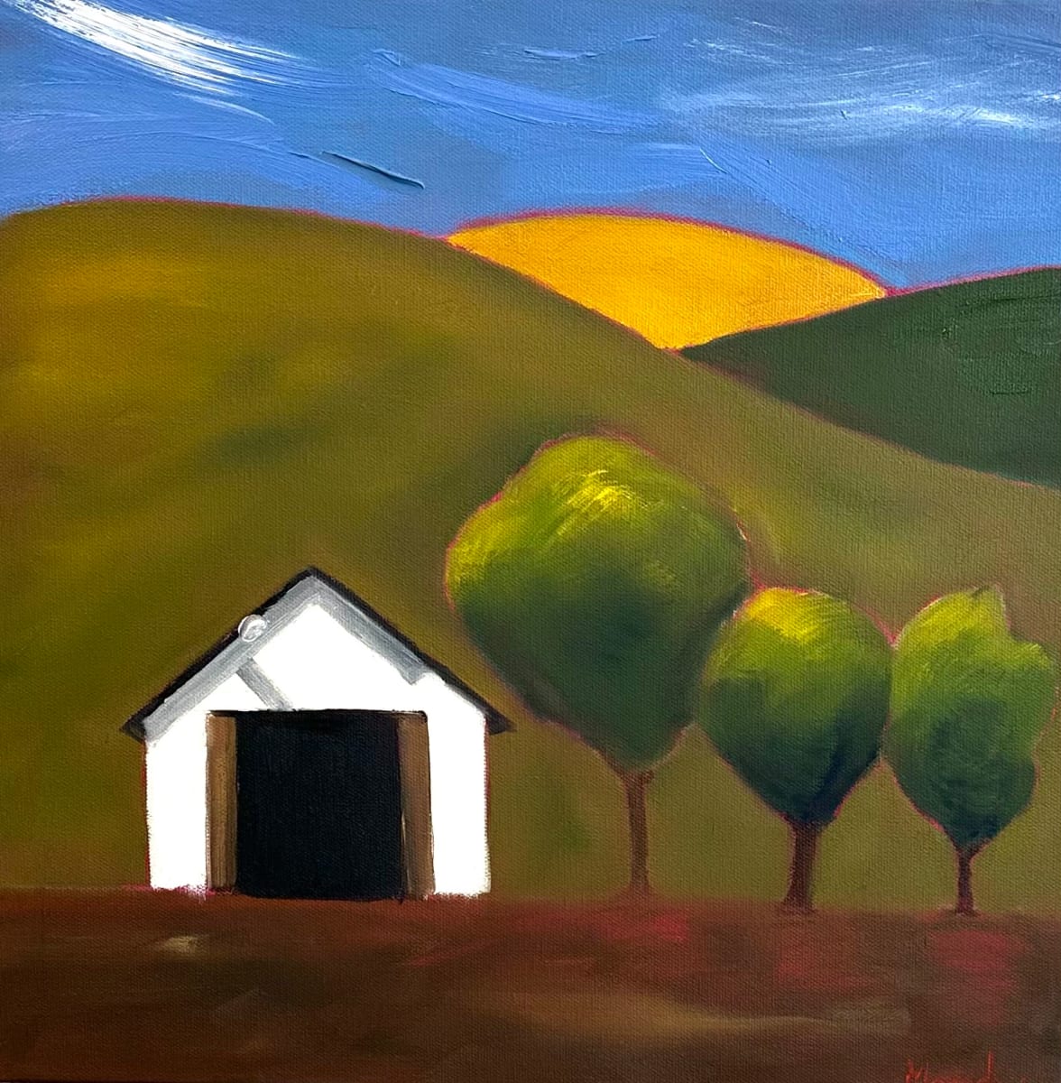 Trio and A Barn by Michelle Andres 