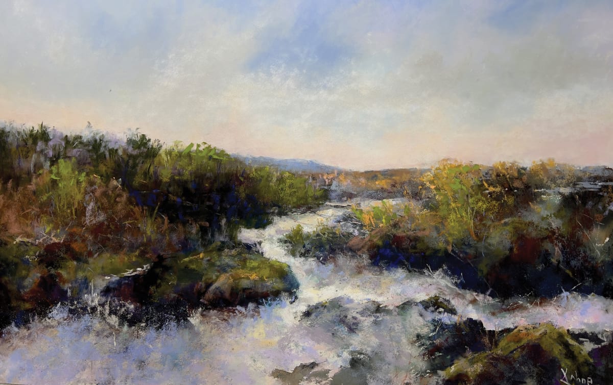 Headwaters by Kahne Smith  Image: The river plunged down in a long waterfall, splashing into several rocky pools on its way down the cliff and filling the valley with the sound of pounding water.

Do not feel sad for your tears,
rocks never regret the waterfalls

Munia Khan