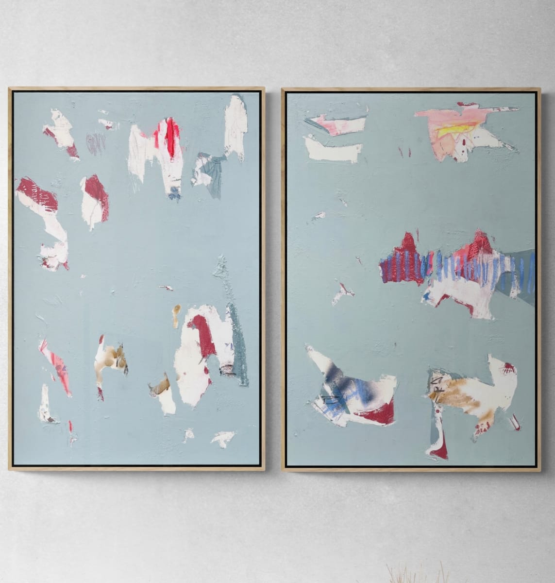 “The edge” diptych 