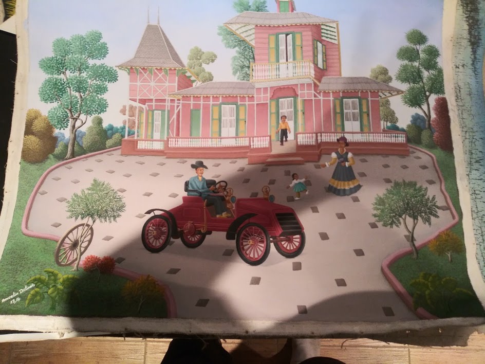 OFF TO WORK  (UNFRAMED) by AMERLIN DELINOIS, Image 1.